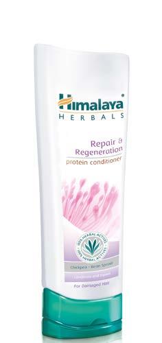 Proteiini korjaa hiuksen rakennetta ja suojaa uusilta vaurioilta Himalaya Herbals Protein Shampoo Volume & Bounce Ohuille ja veltoille