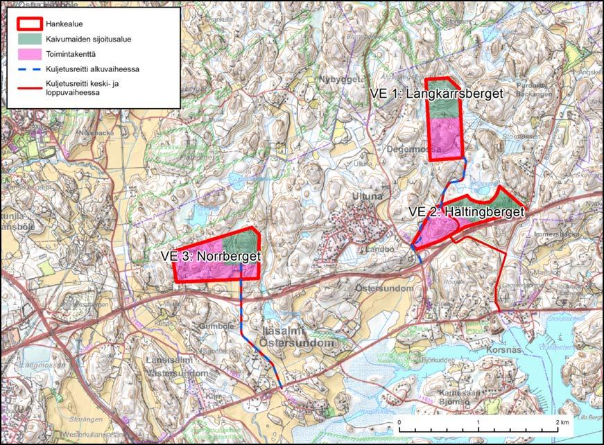 4 (9) 21.11.2016 Östersundomin maa-aineshanke Kuva 1.