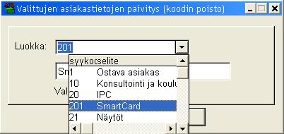 Merkiksi tästä aukeaa pieni toiminnon etenemistä indikoiva ikkuna, joka sulkeutuu automaattisesti operaation valmistuttua. Vihje: Useampivaiheisen poimintatiedon "talletus".