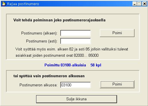 Tämän toiminnon käytöstä on erillinen ohje. 3.5.