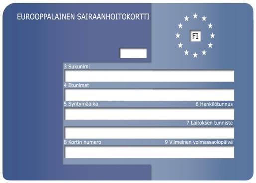 Eläkkeensaajan eurooppalainen sairaanhoitokortti Toisessa EU- tai Eta-maassa tai Sveitsissä asuva eläkkeensaaja,