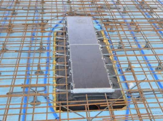 Ennen betonivalua tulee ritiläkansien olla paikallaan, jotta betonimassan