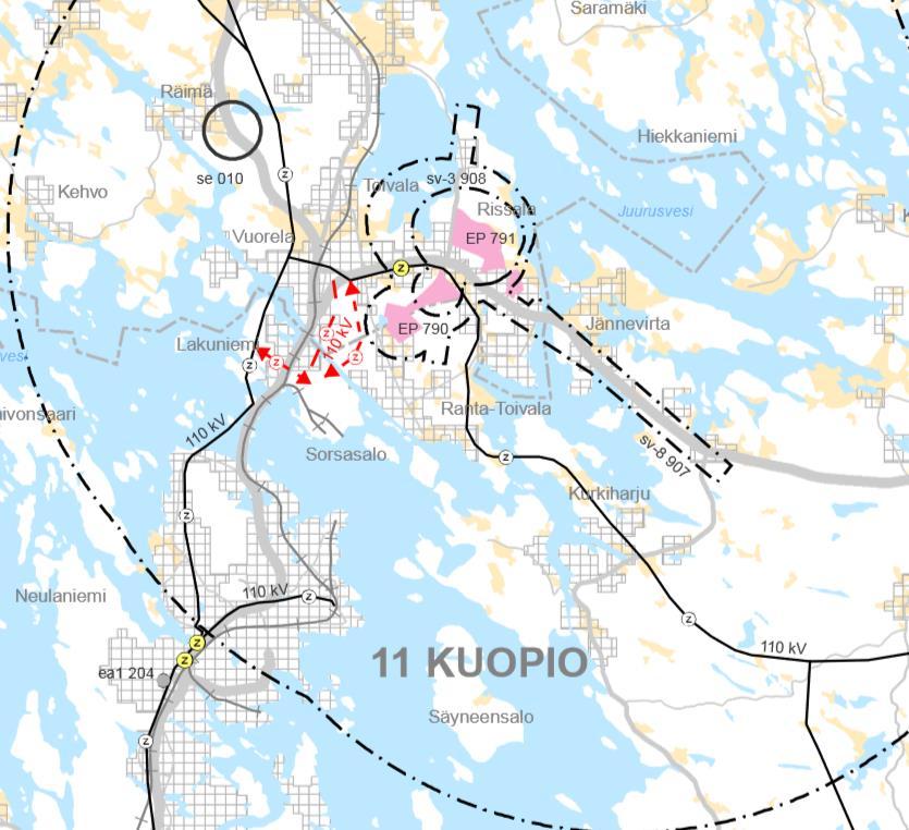 4.1 Puolustusvoimien alueet 3/3 10 sv-8 yhdistää eri