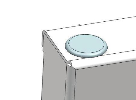 Irrota ensin ruuvi, joka pitää lukitushaan (magneettilukko) paikallaan. Käytä sitten ruuvitalttaa peitelevyn irrotukseen. Asennalukitushaka (magneettilukko) ja peitelevy vastakkaisille puolille. 3.