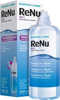 SILMIEN HYVINVOINTI ReNu Multi-Purpose Solution 240 ml tai Flight pack 2 x 60 ml Piilolinssineste