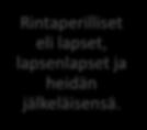 8 omaisuus menee valtiolle. Vainaja Rintaperilliset eli lapset, lapsenlapset ja heidän jälkeläisensä.