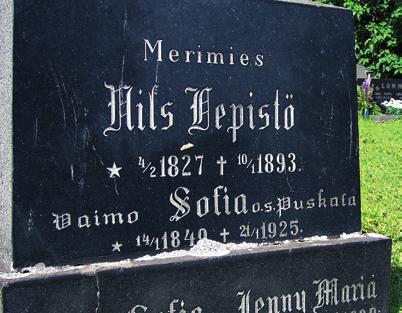 Jaakob Ervast ja puoliso. Nils Lepistö on haudattu Raahen hautausmaalle. niä hippuja löytyi sieltä täältä. Inarin pappilassa oltiin syyskuun 8. päivänä ja sieltä lähdettiin tutkimaan Vaskojokea.