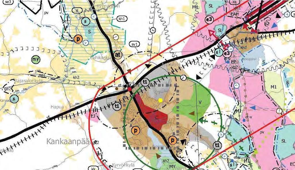 21400 5176 8 3.1.4 Maanomistus Kaavamuutoksen alaisen tontin omistaa Huhtahyvät Oy. 3.2 Suunnittelutilanne 3.2.1 Kaava-aluetta koskevat suunnitelmat, päätökset ja selvitykset Maakuntakaava Alueella on voimassa Satakunnan maakuntakaava, joka on vahvistettu 30.