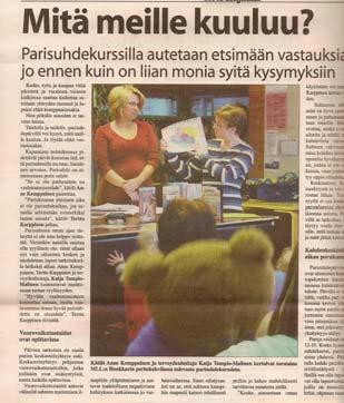 omat hankehakemuksensa vireillä ja Tukeva hanke on juuri saanut rahoituksen Kaste rahoituksesta.