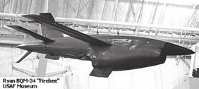 PERUSLUKEMIA historiasta Teledyne BQM-34 Firebee oli käytössä Vietnamin sodassa. (Kuva: USAF Museum) satelliittiohjautuva iso häivekone.