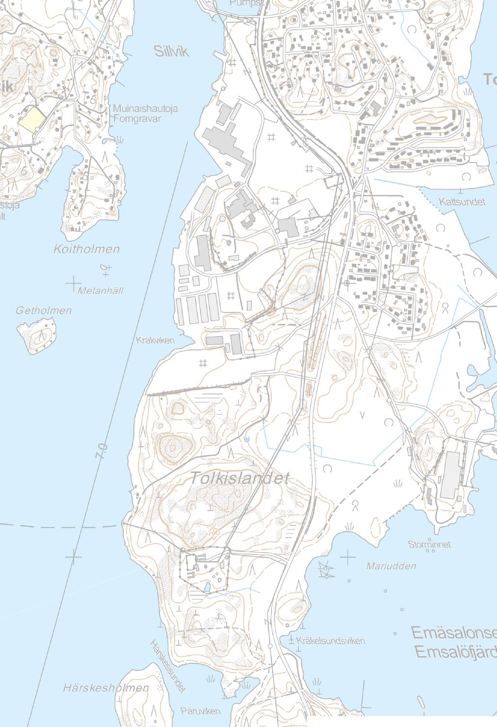 0 100 200 300 400 500m Leikkipuisto Leikkip Leikkipuisto Liikuntapuisto