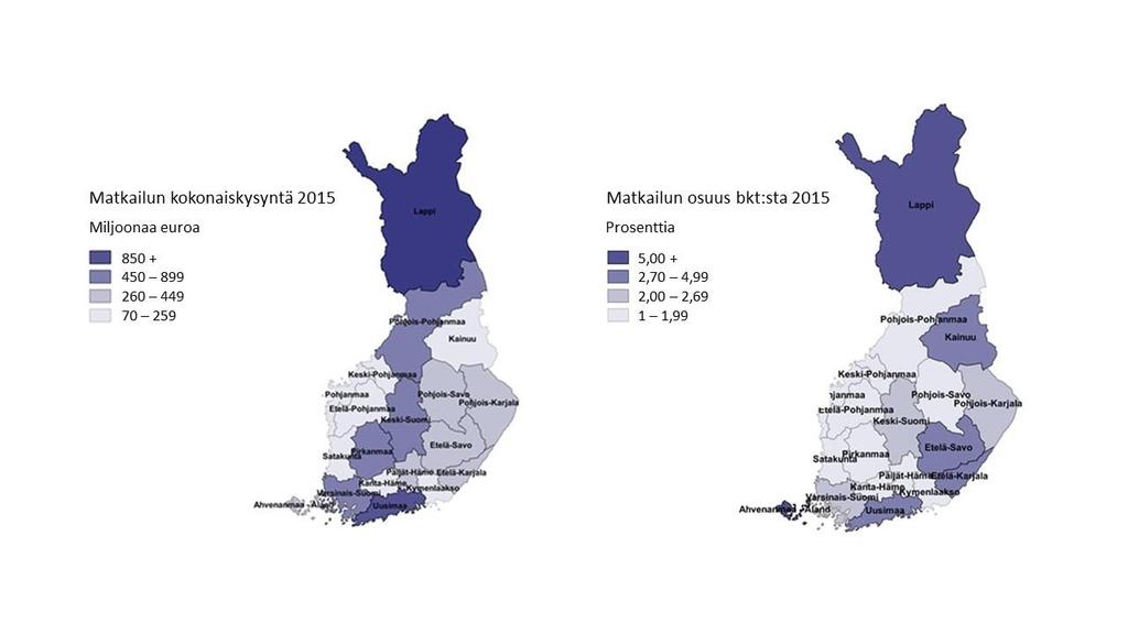 Matkailun aluetilinpito 2015 Työ- ja