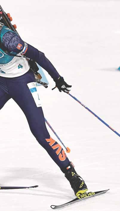 OLYMPIZMUS, INZERCIA 5 Murínová sa v duchu modlila Obe slovenské biatlonistky mali v hromadných pretekoch veľkú podporu od fanúšikov aj v hľadisku.