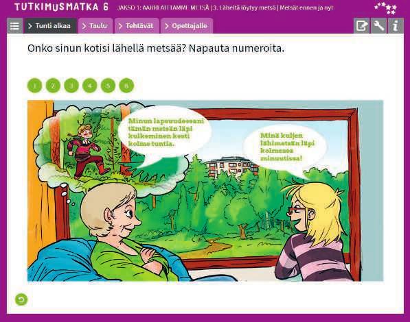 Digimediatehtävät syventävät oppikirjassa käsiteltävää aihetta tai lähestyvät sitä hieman eri näkökulmasta. Uutuus!