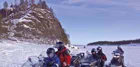 Discover the fascinating history of Pielpajärvi wilderness church on this snowmobile safari. The route to the church passes Ukonkivi, an ancient Sámi sacrificial stone on a rocky island in Lake Inari.