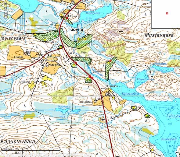 59 42. Kuusamo: Tuovila 1000019907, Ikkunusjoki 1000019906, Autioaho 1000019905 Kokonaisuus muodostuu kohteista Tuovila, Ikkunusjoki ja Autioaho.