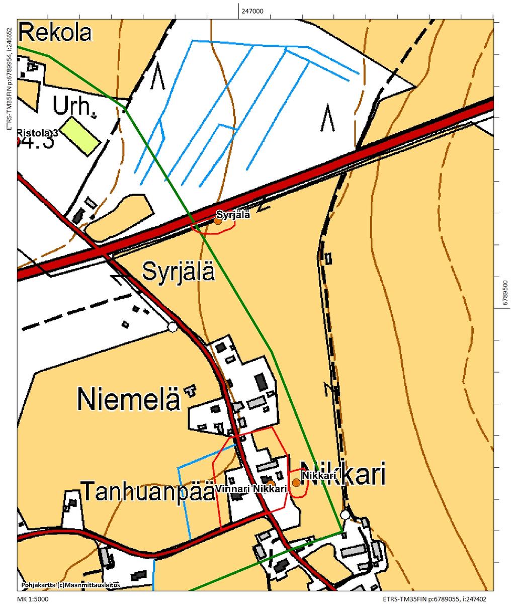 Kohteiden Syrjälä, Nikkari ja Vinnari