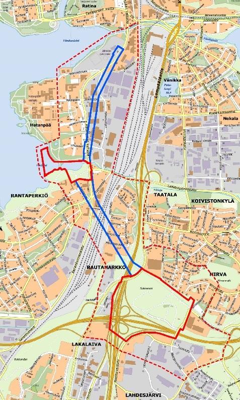 RAUTAHARKKO, TAATALA, RANTAPERKIÖ, LAKALAIVA, XXII (HATANPÄÄ), TAMPE- REEN SEUDUN KESKUSPUHDISTAMO, ASEMAKAAVAT NRO 8610-8611 JA MAAN- ALAISET ASEMAKAAVAT NRO 8612-8613 Asemakaavaehdotusten