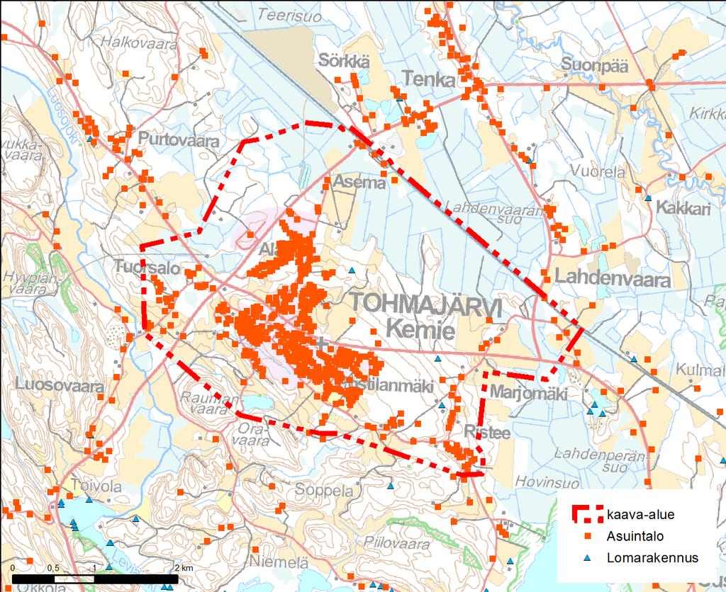 19.3.2018 13 (43) ohjelma valmistui elokuussa 2013 ja YVA-selostus kesällä 2016. Kemien kohdalla YVAssa tutkitaan neljää linjausvaihtoehtoa sekä valtatien parantamista pienin toimenpitein.