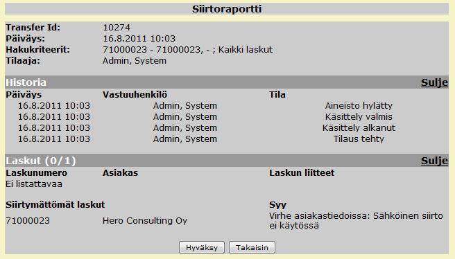 4 Vaihdetun maksajan käsittely Acute-järjestelmässä voi olla käytössä automaattinen maksajan osoitevaihto (erikseen parametroitava ominaisuus).