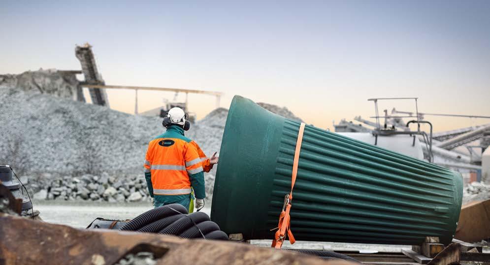 6 Raportointisegmentit Minerals Markkina-aktiviteetti jatkui hyvänä laiteliiketoiminnassa ja palveluissa. Suuri kaivoslaitetilaus kirjattiin neljänneksen aikana.