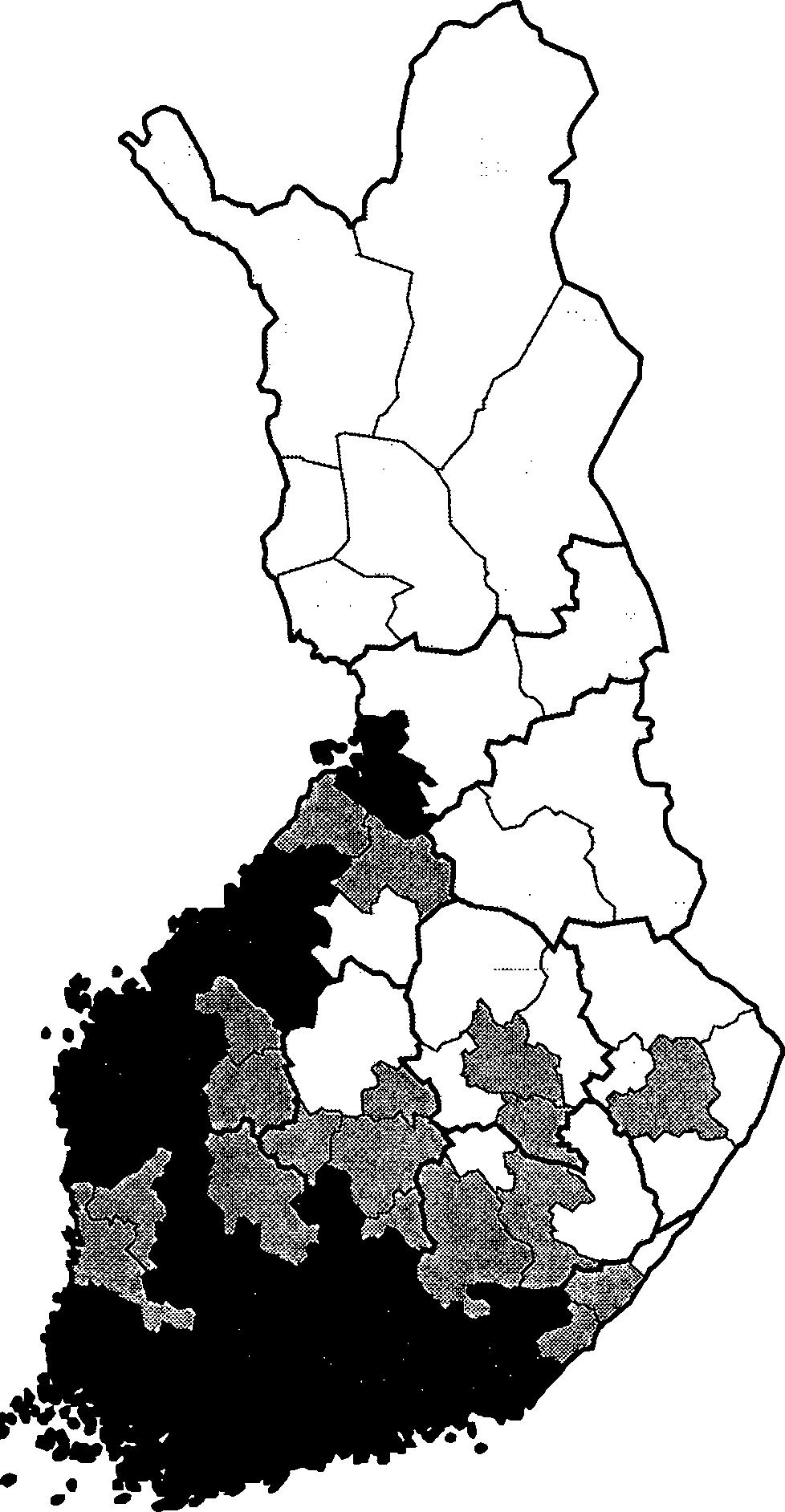 89 Työllisyysaste seutukunnittain 2002* 15-64-vuotiaiden työllisten osuus samanikäisestä väestöstä O Maakuntaraja Työllisyysaste