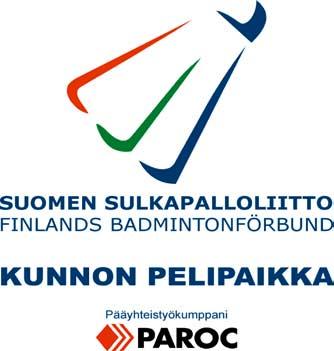 Tästä merkistä tunnistat Suomen Sulkapalloliiton suositteleman KUNNON PELIPAIKAN.