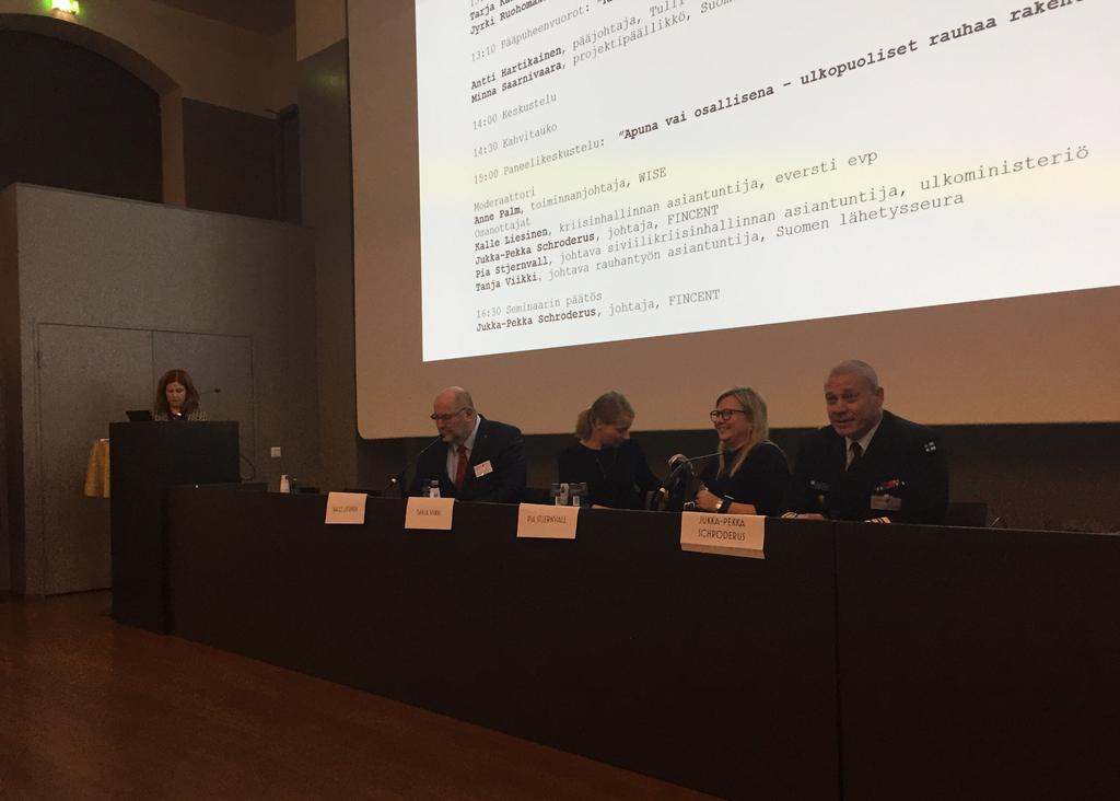 8 Poliisi on yksi yhteiskunnan luotettavimpia instituutioita ja poliiseja tarvitaan myös ulkomailla, Stjernvall jatkoi.