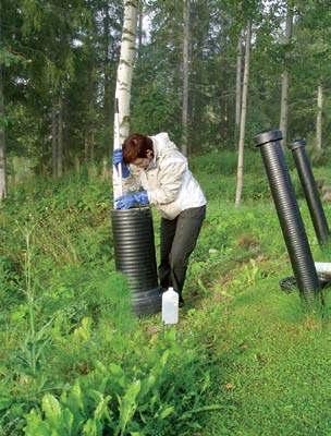 Yhden kiinteistön vuorokautinen vesimäärä on niin pieni ja laadultaan vaihteleva, että on osin sattumanvaraista, miten prosessi lähtee toimimaan.