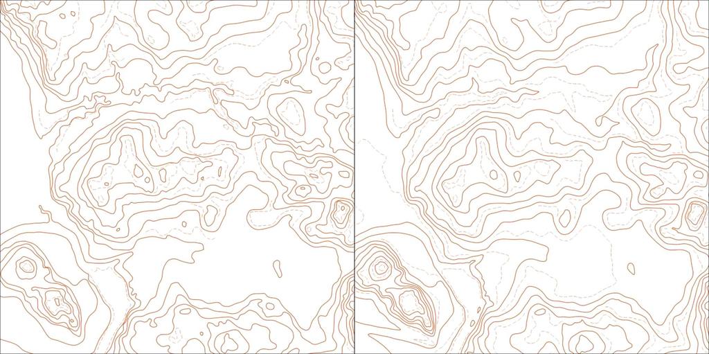 Analysis of Results Manual stereo-plotted contours (NLS TDB)