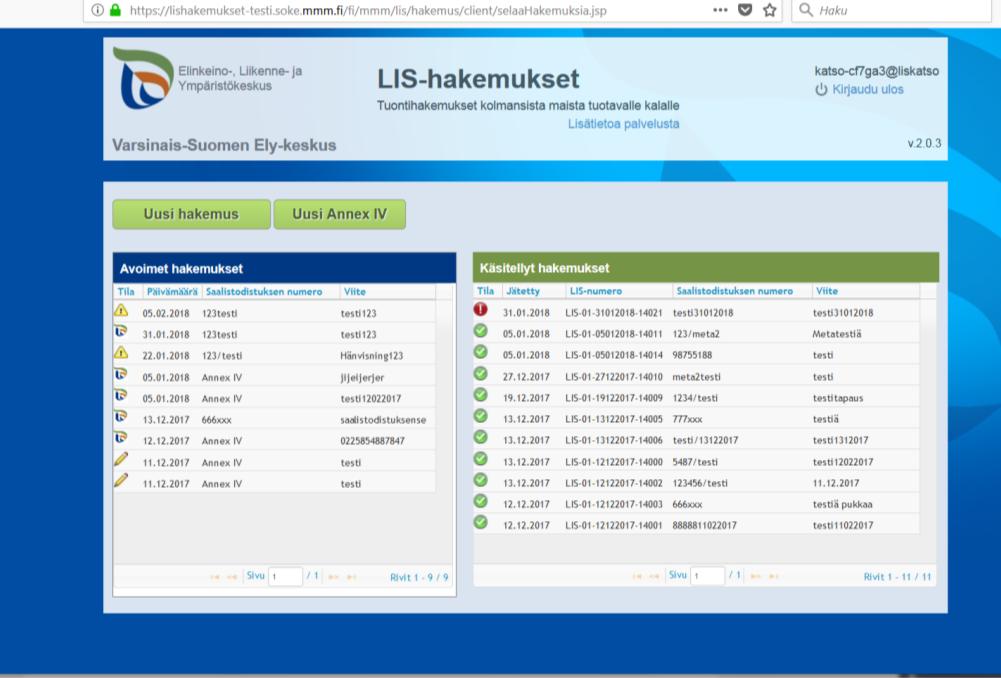 LIS-saalistdistusjärjestelmä 15 4 ULOSKIRJAUTUMINEN PALVELUSTA Palvelusta kirjaudutaan uls klikkaamalla Kirjaudu uls-linkkiä.