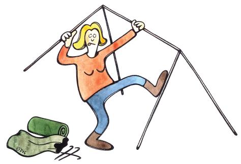 Vesillä liikkumista pienillä lammilla ja järvillä tulee välttää kaakkurin pesimäaikana, jottei lintujen pesintä häiriydy Leiriytyminen Repovedellä leiriytyminen on ohjattu