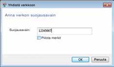 Windows Vista tai Windows 7 Windows Vista- ja Windows 7 -tietokoneissa klikkaa WiFi-verkon kuuluvuuspalkkeja Windowsin oikeasta alakulmasta.