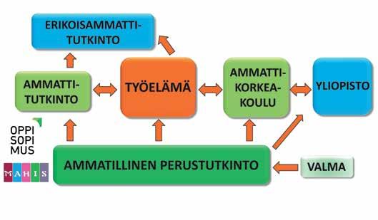 Kahden ammatillisen tutkinnon suorittaminen on tietyillä aloilla mahdollista. Toisen ammatillisen tutkinnon osilla voi myös laajentaa ja syventää ammatillista tutkintoaan.