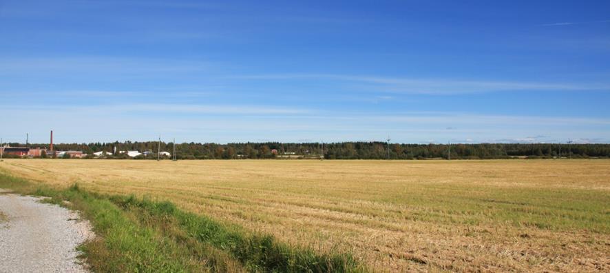 maisema-alueen kanssa. Kaava-alueella ei sijaitse maakunnallisesti arvokkaita maisema-alueita. Kuva 8. Kalajokilaakson peltomaisemaa Raudasmäeltä kuvattuna.