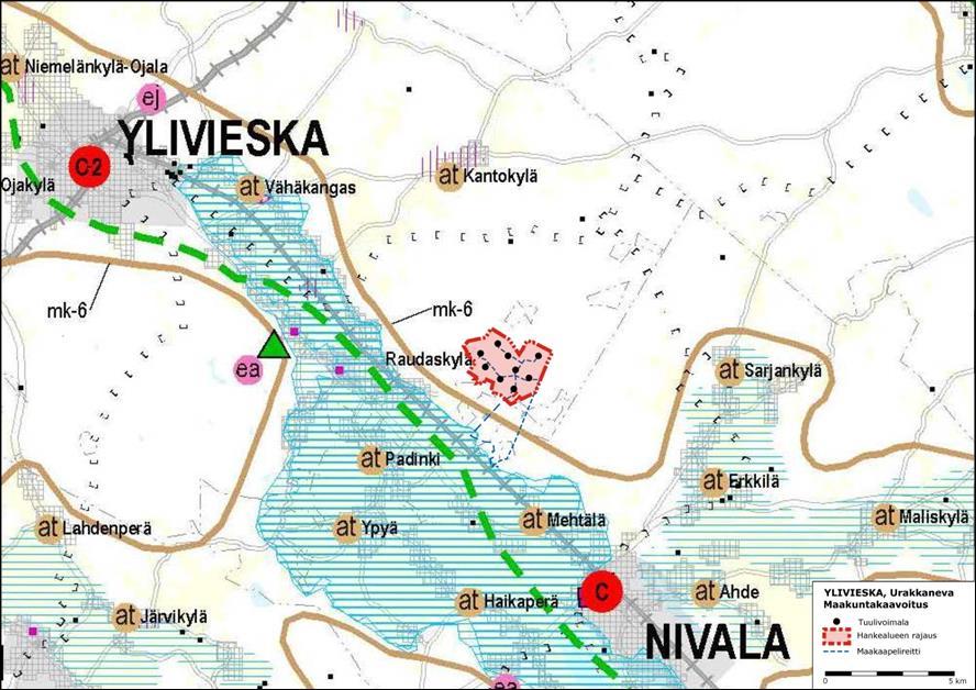 Lähekkäin sijoittuvien tuulivoimala-alueiden liittäminen sähköverkkoon on pyrittävä keskittämään yhteiseen johtokäytävään.