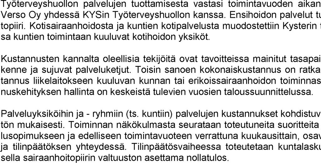 Pohjois-Savon sairaanhoitopiiri Palvelualuekertomus 7.