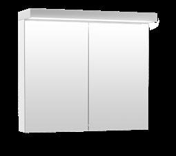 60,5-100,5 cm, K 71,5 cm, S 21 cm * Tilatessasi yksiovisen peilikaapin, valitse oven kätisyys; V = saranat vasemmalla tai O = saranat oikealla.