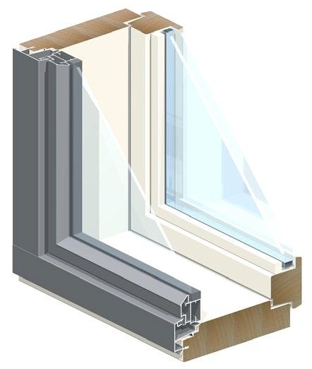 MSEAL ikkuna, valkoinen, karmi 175 mm. 7 Selektiivi/argon lasi. Sisältää valkoiset pintahelat.