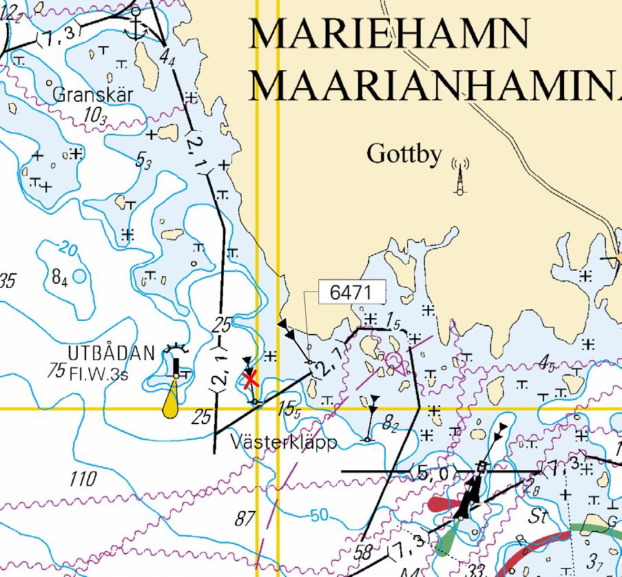 *183 /2017 (2017-06-08) Suomi. Ahvenanmeri. Ahvenanmaa. Jomala. Hammaruddanin väylä (2.7 m). Turvalaitteet Finland. Ålands hav. Åland. Jomala. Farleden till Hammarudda (2.7 m). Säkerhetsanordningar Finland.