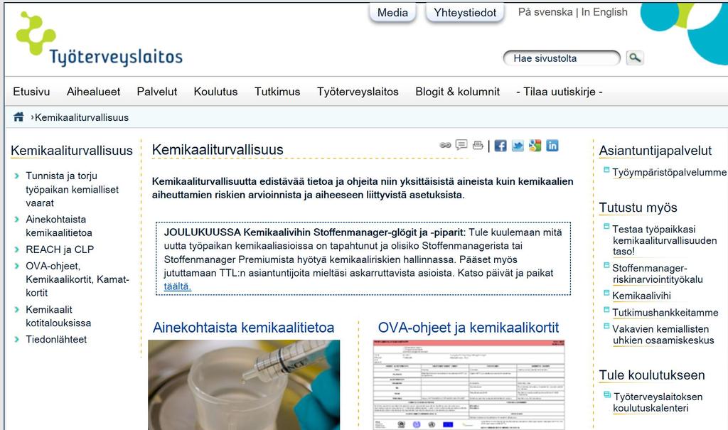 Tärkeitä linkkejä http://www.ttl.