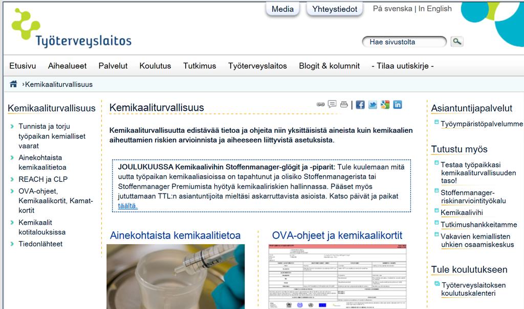 Tärkeitä linkkejä https://www.ttl.