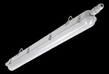 LED-VALAISIMET ATLANTYK LB LED GEN.2 Tuotetiedot Asennus...suoraan kattoon, riippuasennus sisältyvillä asennuskiinnikkeillä Runko... polykarbonaattia Väri...harmaa Kupu.