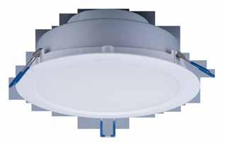 LED-VALAISIMET OPPLE LED Downlight HZ DIM Tuotetiedot Päälle-/poiskytkentöjä...100 000 Väriyhtenäisyys (SDCM)... 4 Himmennettävissä...Kyllä (triac) Säteilykulma ( )...110 Väri... Valkoinen RAL9003 IP.