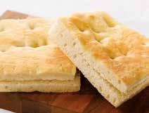 SÄMPYLÄT JA PATONGIT Minirosmariinifocaccia 3037 55 x 100 g Paistovalmis pakaste Focaccia, halkaistu 3030 48 x 110 g, halkaistu Kypsäpakaste Italialainen taskuleipä 104106 36 x 100 g Paistovalmis