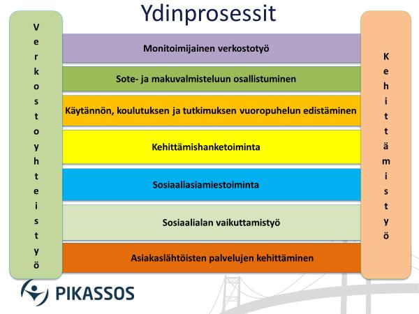 Pikassoksen ydinprosessit