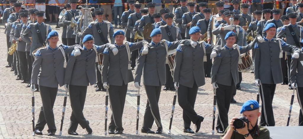 Kaikki armeijan soittokunnat varusmiessoittokuntaa myöten ovat päässeet lavoille