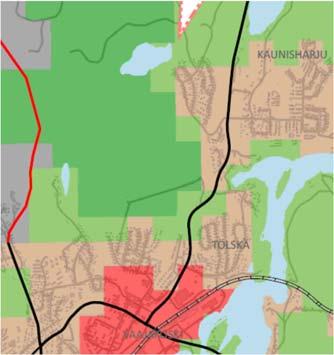 70:020 / LEPPÄVEDENTIE JA RAHKOSENTIE / ASEMAKAAVASELOSTUS 9.3.2018 (7) Maakuntakaava Maakuntavaltuusto on 1.12.2017 hyväksynyt Keski-Suomen maakuntakaavan.