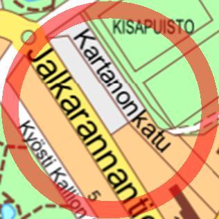 ) kaupunginosan korttelin 2151 tontteja 2 ja 3, kortteleita 2153 ja 2155 sekä puistoalueita Asemakaavan muutoksella muodostuvat: Lahden kaupungin Kartanon (2.