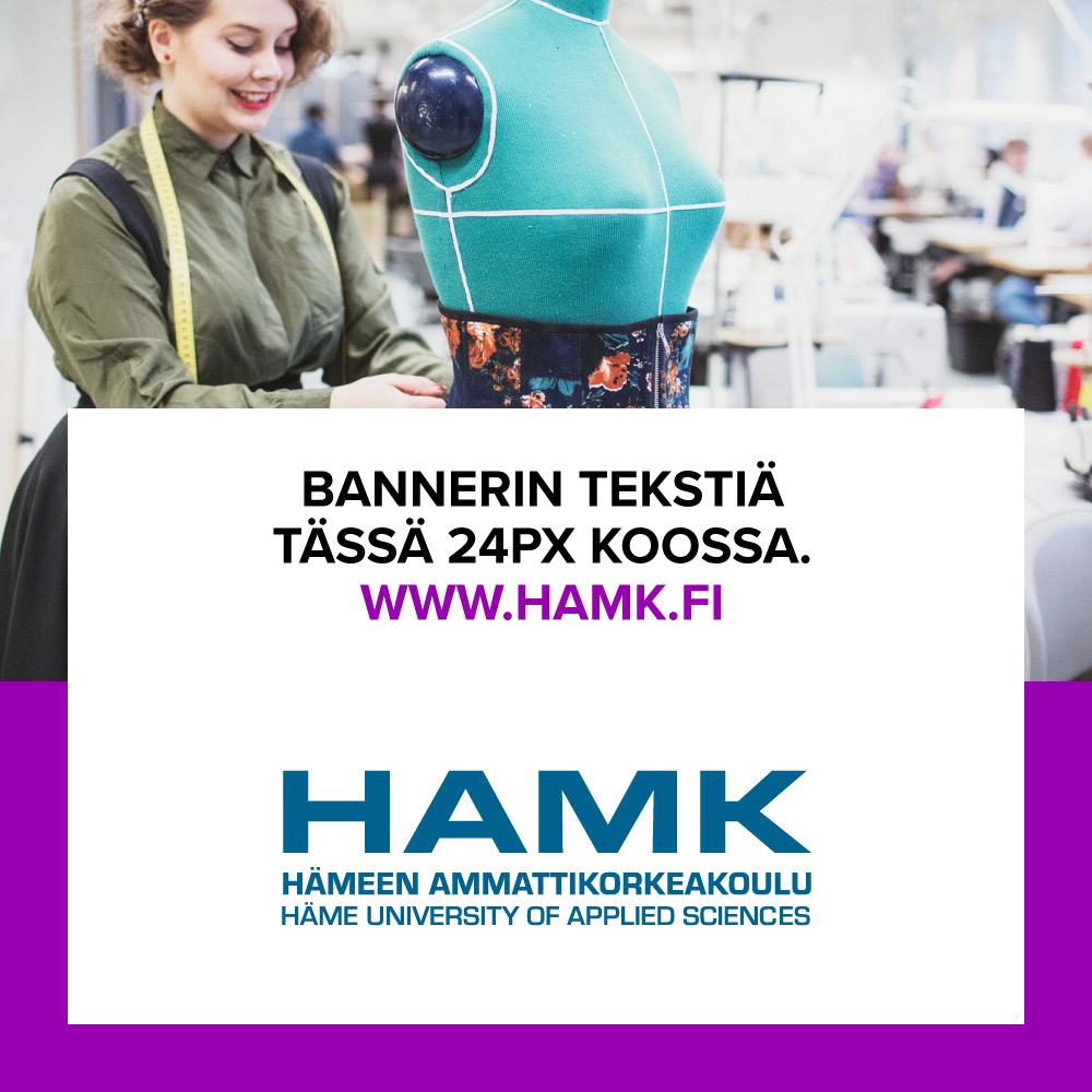 Myös bannereissa on syytä soveltaa yhtenevää ilmettä, vaikkakin niissä sallitaan hieman